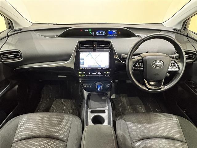 プリウス Ｓ　９型社外ナビ　フルセグＴＶ　ブルートゥース　ＤＶＤ再生　リヤカメラ　ＥＴＣ　スマートキー＆プッシュスタート　オートエアコン　クルーズコントロール　ＬＥＤライト　セーフティセンス　ロングラン保証（11枚目）