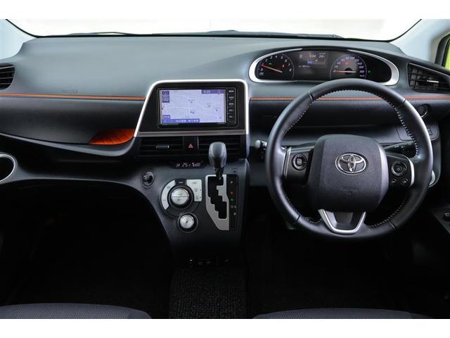 シエンタ G ワンセグ メモリーナビ ミュージックプレイヤー接続可 バックカメラ 衝突被害軽減システム ETC ドラレコ 両側電動スライド LEDヘッドランプ 乗車定員7人 3列シート 記録簿 アイドリングストップ(4枚目)