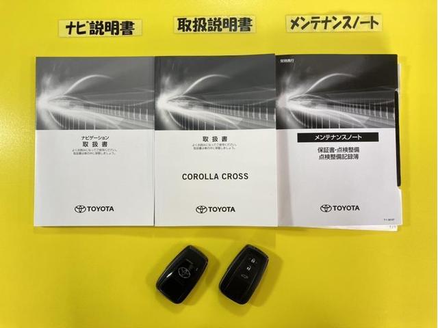 カローラクロス ハイブリッド　Ｚ　衝突被害軽減ブレーキ　ペダル踏み間違い急発進抑制装置　先進ライト　車線逸脱警報　パノラミックビューモニター　試乗車　電源コンセント　ナビ　全周囲カメラ　ＬＥＤ　純正アルミ　クルーズコントロール（38枚目）