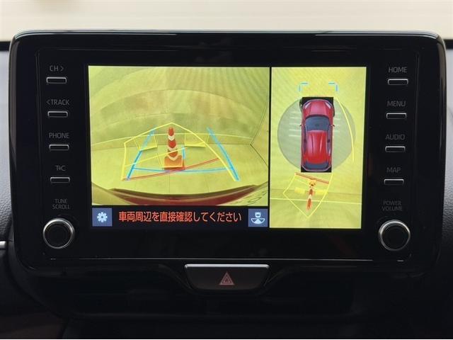 ヤリスクロス ハイブリッドＺ　４ＷＤ　衝突被害軽減ブレーキ　ペダル踏み間違い急発進抑制装置　電源コンセント　ディスプレイオーディオ　Ｂｌｕｅｔｏｏｔｈ　ＬＥＤ　全周囲カメラ　シートヒーター　クルーズコントロール　純正アルミ（8枚目）