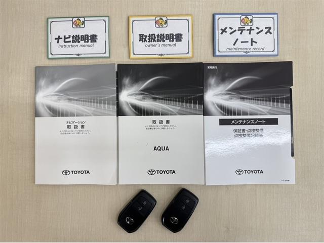 アクア G 衝突被害軽減ブレーキ ペダル踏み間違い急発進抑制装置 ドライブレコーダー 電源コンセント ナビ フルセグ Bluetooth ETC LED ブラインドスポットモニター 全周囲カメラ オートエアコン(33枚目)
