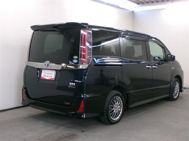 ノア ハイブリッドSi ダブルバイビー フルセグ メモリーナビ DVD再生 ミュージックプレイヤー接続可 衝突被害軽減システム ETC 両側電動スライド LEDヘッドランプ 乗車定員7人 3列シート 記録簿 アイドリングストップ(3枚目)