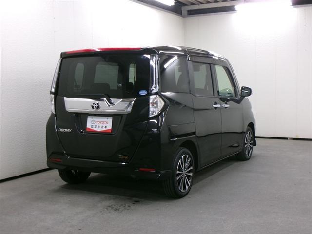 ルーミー カスタムG-T フルセグ メモリーナビ DVD再生 ミュージックプレイヤー接続可 バックカメラ 衝突被害軽減システム ETC ドラレコ 両側電動スライド LEDヘッドランプ 記録簿 アイドリングストップ(3枚目)