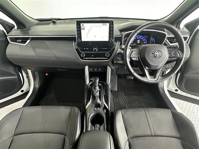 カローラクロス ハイブリッド　Ｚ　衝突軽減Ｂ　記録簿有　フルセグテレビ　スマキ－　ワンオーナ　半レザー　Ｂモニター　アクティブクルーズコントロール　メモリナビ　イモビ　ＬＥＤ　ＡＣ　運転席Ｐシート　メディアプレイヤー接続　キーレス（10枚目）