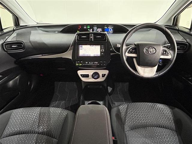 プリウス Sセーフティプラス 衝突回避システム Bモニター 定期点検記録簿 LEDライト クルコン ETC装備 スマートKEY ナビTV イモビライザー 横滑り防止機能 PW カーテンエアバッグ キーレスエントリー オ-トエアコン(10枚目)