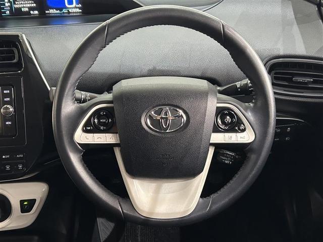 プリウス Sセーフティプラス 衝突回避システム Bモニター 定期点検記録簿 LEDライト クルコン ETC装備 スマートKEY ナビTV イモビライザー 横滑り防止機能 PW カーテンエアバッグ キーレスエントリー オ-トエアコン(11枚目)