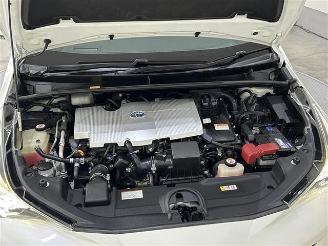 プリウス Sセーフティプラス 衝突回避システム Bモニター 定期点検記録簿 LEDライト クルコン ETC装備 スマートKEY ナビTV イモビライザー 横滑り防止機能 PW カーテンエアバッグ キーレスエントリー オ-トエアコン(37枚目)
