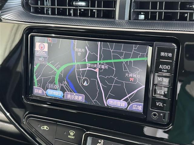 アクア Sスタイルブラック AUX端子 記録簿あり バックモニタ- ナビTV イモビライザー スマートキープッシュスタート ETC付き Wエアバッグ キーフリ メモリーナビゲーション 横滑り防止装置付き 1セグ ABS PS(14枚目)