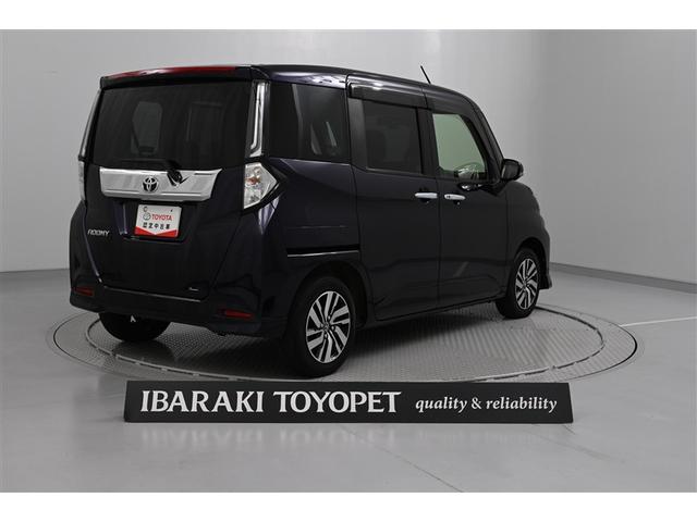 ルーミー カスタムG アイドリング 両側電動SD LEDヘット バックビューモニター 衝突回避ブレーキ 地デジ スマートキー メモリナビ クルーズコントロール 点検記録簿 DVD ETC ドライブレコーダー オートエアコン(7枚目)