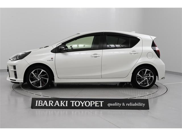 アクア Ｇ　ＧＲスポーツ　地デジ　盗難防止装置　キーフリー　クルコン　ＡＢＳ　ＤＶＤ　横滑り防止機能　スマートキ　パワステ　メモリナビ　ＬＥＤヘッド　ナビ＆ＴＶ　ＥＴＣ車載器　ＡＡＣ　エアバッグ　アルミホイール　点検記録簿（4枚目）