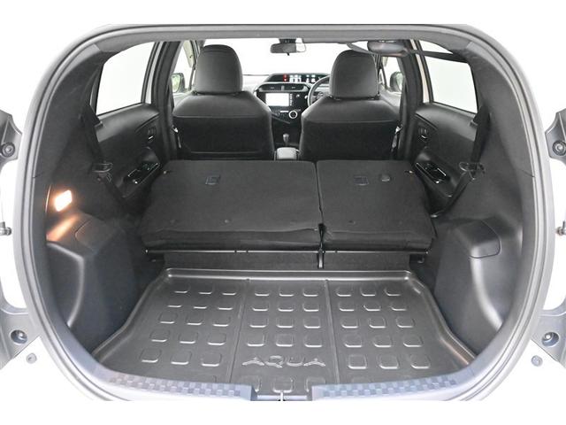 アクア Ｇ　ＧＲスポーツ　地デジ　盗難防止装置　キーフリー　クルコン　ＡＢＳ　ＤＶＤ　横滑り防止機能　スマートキ　パワステ　メモリナビ　ＬＥＤヘッド　ナビ＆ＴＶ　ＥＴＣ車載器　ＡＡＣ　エアバッグ　アルミホイール　点検記録簿（18枚目）