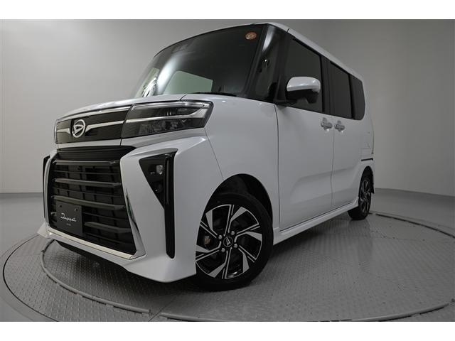 タント カスタムＸ　衝突軽減ブレーキ　アイドリングストップ機能　Ｂカメラ　ナビＴＶ　盗難警報装置　ＬＥＤ　キーレスエントリー　スマキー　フルセグＴＶ　エアコン　Ｗエアバッグ　パワステ　サイドエアバッグ　ベンチシート（3枚目）