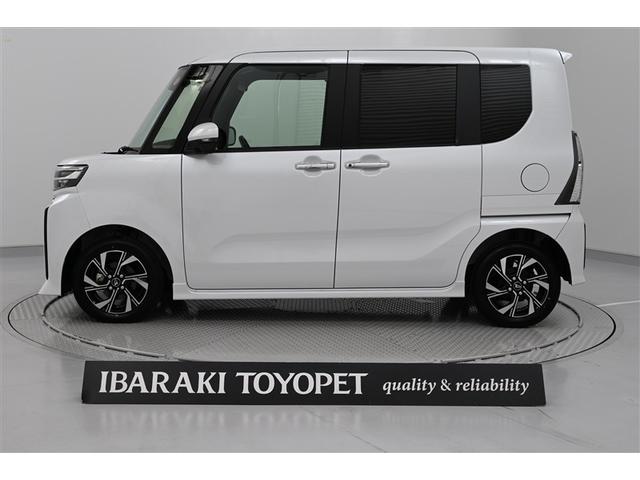 タント カスタムＸ　衝突軽減ブレーキ　アイドリングストップ機能　Ｂカメラ　ナビＴＶ　盗難警報装置　ＬＥＤ　キーレスエントリー　スマキー　フルセグＴＶ　エアコン　Ｗエアバッグ　パワステ　サイドエアバッグ　ベンチシート（4枚目）