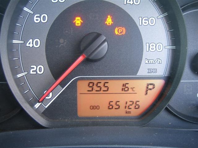 ヴィッツ Ｆ　キーレスリモコン　バックガイドモニター　デュアルエアバック　運転席エアバッグ　イモビライザー　ワンセグテレビ　パワーウインドウ　ＥＳＣ　パワステ　エアコン　メモリナビ　ＡＢＳ　スマ－トキ－　記録簿（6枚目）