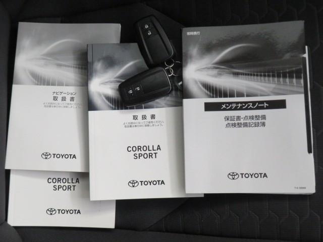 カローラスポーツ Ｇ　Ｚ　６速マニュアル　衝突被害軽減システム　メモリーナビ　フルセグ　バックカメラ　ＥＴＣ　ミュージックプレイヤー接続可　オートクルーズコントロール　ＬＥＤヘッドランプ　スマートキー　キーレス（38枚目）