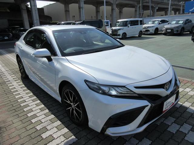 カムリ WSレザーパッケージ 革シート メモリーナビ ミュージックプレイヤー接続可 バックカメラ 衝突被害軽減システム ETC ドラレコ LEDヘッドランプ(3枚目)