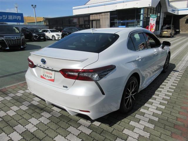 カムリ WSレザーパッケージ 革シート メモリーナビ ミュージックプレイヤー接続可 バックカメラ 衝突被害軽減システム ETC ドラレコ LEDヘッドランプ(4枚目)