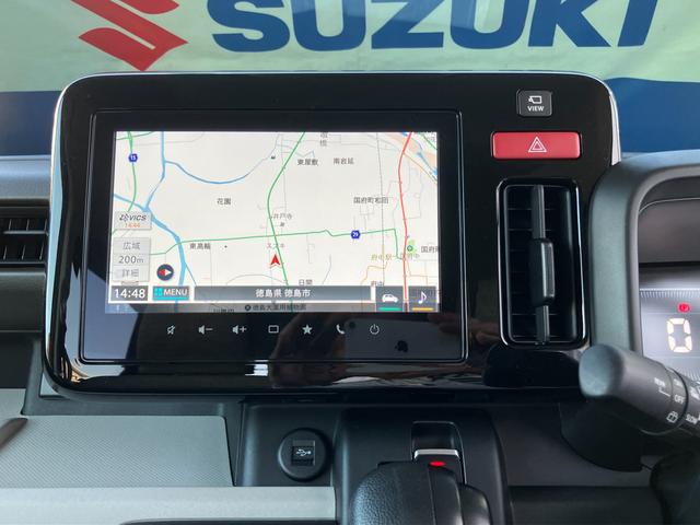 スペーシア ＨＹＢＲＩＤ　Ｘ　９インチナビ・全方位カメラ・３Ｄビュー・リアドア両側電動スライドドア・電動パーキングブレーキ・ＬＥＤヘッドランプ・スリムサーキュレーター・アダプティブクルーズコントロール・シートヒーター（5枚目）