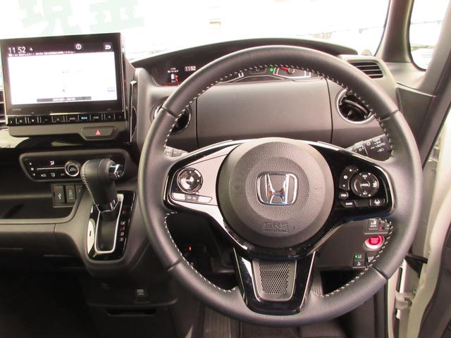 N-BOXカスタム Lターボ 純正9インチナビフルセグTV バックガイドモニター 両側パワースライドドア シートヒーター ハーフレザーシート LEDヘットライト LEDファグランプ 前後ドライブレコーダー ETC(13枚目)