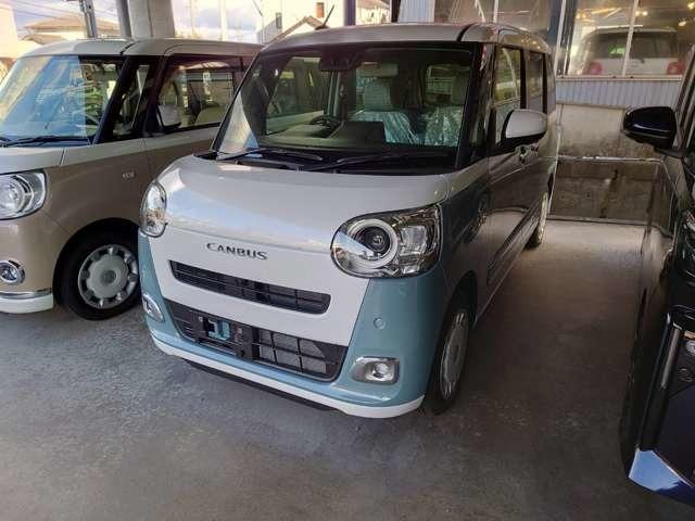 ムーヴキャンバス ストライプスＧ　届け出済み未使用車　両側電動スライドドア　衝突軽減ブレーキ　障害物センサー　アクセル踏み間違い防止装置　オートハイビーム　ＬＥＤヘッドライト　バックカメラ　オートハイビーム（33枚目）