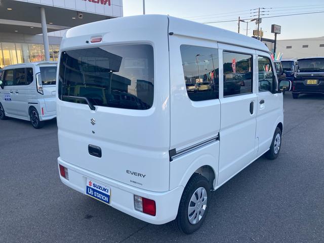 エブリイ PC 6型 オートライト スライドドア スズキセーフティーサポート 衝突被害軽減システム アイドリングストップ 横滑り防止機能 衝突安全ボディ 盗難防止システム(8枚目)