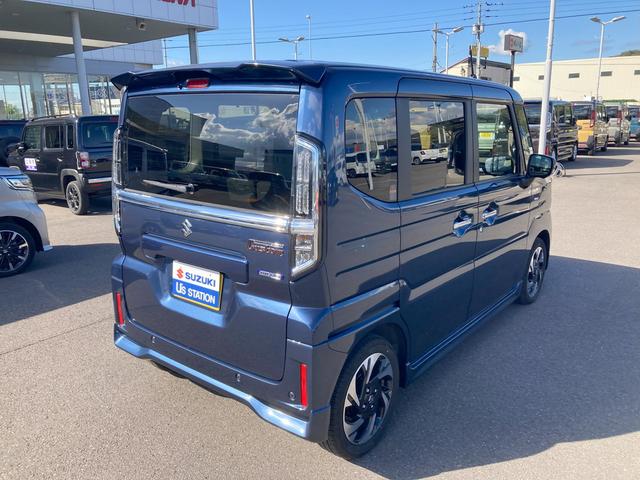 スペーシアカスタム カスタム　ＨＹＢＲＩＤ　ＸＳ　バックカメラ　オートライト　Ｂｌｕｅｔｏｏｔｈ　スライドドア　純正ナビ　プッシュスタート　シートヒーター　オートエアコン　スズキセーフティーサポート　アイドリングストップ　衝突安全ボディ（8枚目）