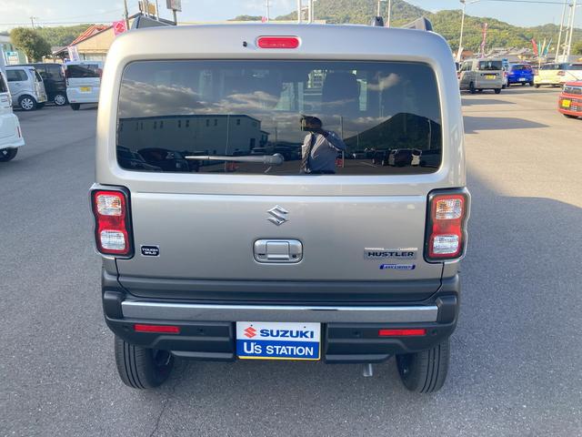 ハスラー タフワイルドターボ 3型 バックカメラ オートライト Bluetooth 純正ナビ プッシュスタート シートヒーター オートエアコン スズキセーフティーサポート アイドリングストップ 横滑り防止機能 衝突安全ボディ(3枚目)
