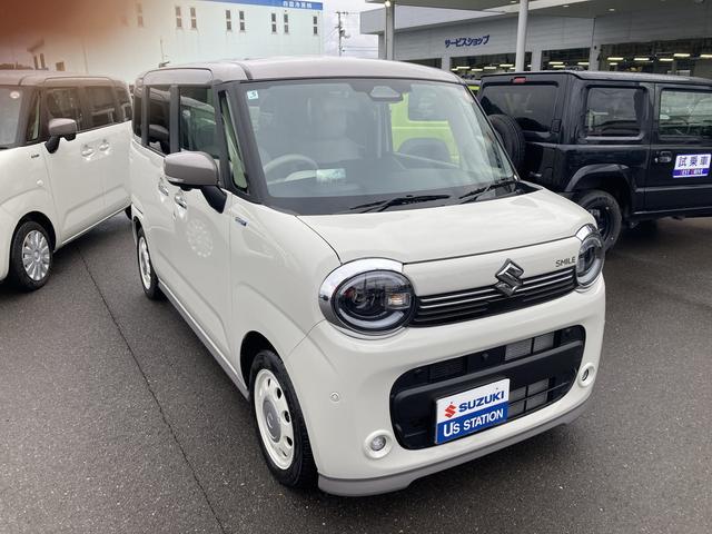 ワゴンRスマイル HYBRID X 3型 ナチュラルシックスタイル 初売り目玉タイムセール車:4日14時販売開始★フロント/サイド/リヤアンダーガーニッシュ★アルミホイール★本革ステアリングホイールカバー★シートカバー★ロゴステッカー★デコステッカー★全方位カメラナビ(6枚目)