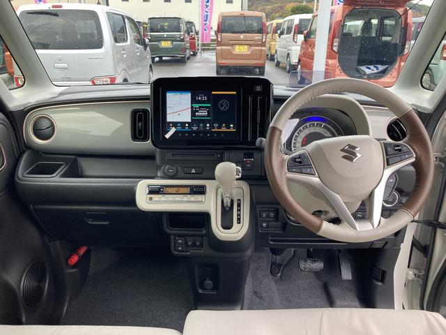 ワゴンRスマイル HYBRID X 3型 ナチュラルシックスタイル 初売り目玉タイムセール車:4日14時販売開始★フロント/サイド/リヤアンダーガーニッシュ★アルミホイール★本革ステアリングホイールカバー★シートカバー★ロゴステッカー★デコステッカー★全方位カメラナビ(15枚目)