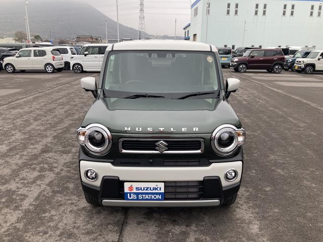 ハスラー ＨＹＢＲＩＤ　Ｘ　３型　バックカメラ　オートライト　Ｂｌｕｅｔｏｏｔｈ　純正ナビ　プッシュスタート　シートヒーター　オートエアコン　スズキセーフティーサポート　アイドリングストップ　横滑り防止機能　衝突安全ボディ（2枚目）