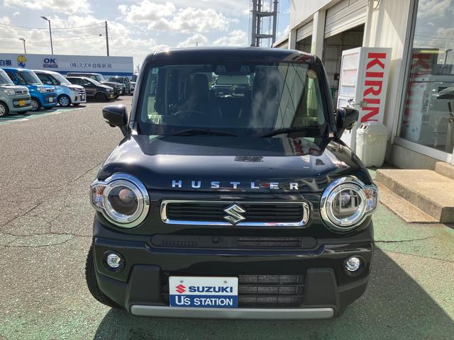 ハスラー ＨＹＢＲＩＤ　Ｘ　★４ＷＤ　純正ナビ　全方位カメラ★　４ＷＤ　純正ナビ　全方位カメラ　オートライト　プッシュスタート　シートヒーター　オートエアコン　衝突被害軽減システム　アイドリングストップ　衝突安全ボディ　盗難防止システム　横滑り防止機能（2枚目）