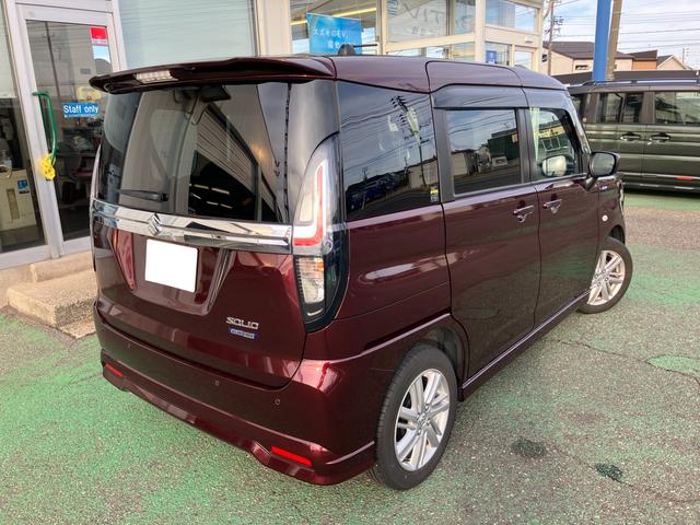 ソリオ ＨＹＢＲＩＤ　ＭＸ　２型　★純正ナビ★　純正ナビ　オートライト　スライドドア　プッシュスタート　シートヒーター　オートエアコン　衝突被害軽減システム　アイドリングストップ　横滑り防止機能　衝突安全ボディ　盗難防止システム（3枚目）
