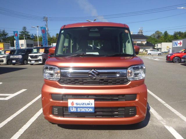 スペーシア ＨＹＢＲＩＤ　Ｘ　オートライト　Ｂｌｕｅｔｏｏｔｈ　スライドドア　純正ナビ　プッシュスタート　シートヒーター　オートエアコン　スズキセーフティーサポート　衝突被害軽減システム　アイドリングストップ　横滑り防止機能（4枚目）