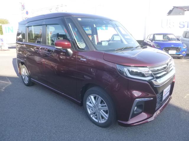 ソリオ ＨＹＢＲＩＤ　ＭＺ　オートライト　Ｂｌｕｅｔｏｏｔｈ　スライドドア　純正ナビ　プッシュスタート　シートヒーター　オートエアコン　スズキセーフティーサポート　衝突被害軽減システム　横滑り防止機能　衝突安全ボディ（9枚目）