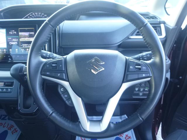 ソリオ ＨＹＢＲＩＤ　ＭＺ　オートライト　Ｂｌｕｅｔｏｏｔｈ　スライドドア　純正ナビ　プッシュスタート　シートヒーター　オートエアコン　スズキセーフティーサポート　衝突被害軽減システム　横滑り防止機能　衝突安全ボディ（11枚目）