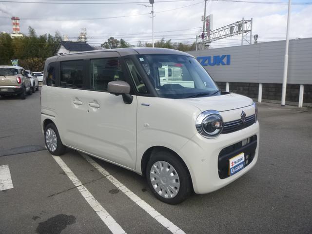 ワゴンＲスマイル ＨＹＢＲＩＤ　Ｓ　３型　オートライト　スライドドア　Ｂｌｕｅｔｏｏｔｈ　純正ナビ　プッシュスタート　シートヒーター　オートエアコン　スズキセーフティーサポート　４ＷＤ　衝突被害軽減システム　横滑り防止機能　衝突安全ボディ（5枚目）