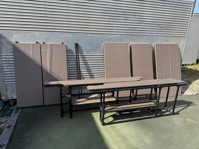 ハイエースバン ロングワイドスーパーＧＬ　４ＷＤ　ワンオーナー　両側パワースライドドア　スマートキー　ＬＥＤヘッドライト　リフトアップ　大径タイヤ新品付き　ダブルモニター　ナビ　後席モニター　社外スピーカー　フルセグテレビ　トランク２段棚付き（27枚目）