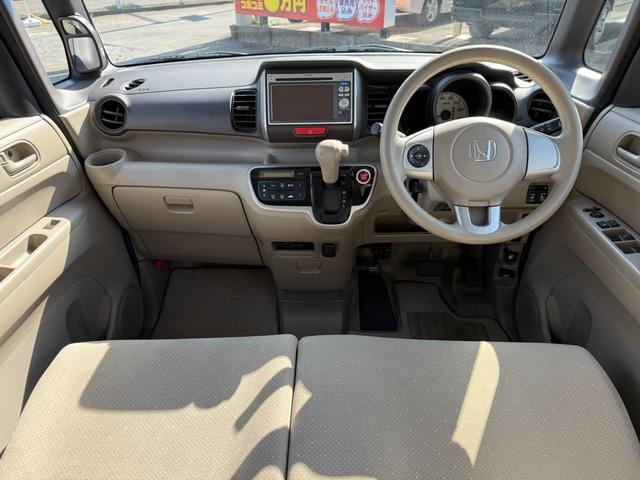 Ｎ－ＢＯＸ Ｇ・Ｌパッケージ　両側パワースライドドア　純正ナビ　バックカメラ　ステアリングリモコン　ＥＴＣ車載器　スマートキー　プッシュスタート　ダブルエアバッグ　ＡＢＳ　横滑り防止装置（3枚目）