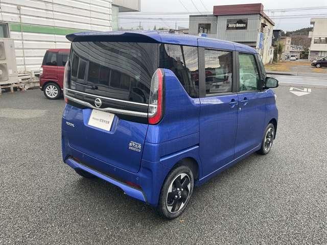 ルークス ハイウェイスター　Ｘ　純正Ｍナビ　ＭＭ３２０Ｄ－Ｌ　アラウンドビュ－　ＳＯＳコール　左オートスライド　アイドルストップ　ＬＥＤヘットランプ　インテリキ－　純正１４インチアルミ　衝突被害軽減ブレーキ踏み間違い防止車線逸脱警報（6枚目）