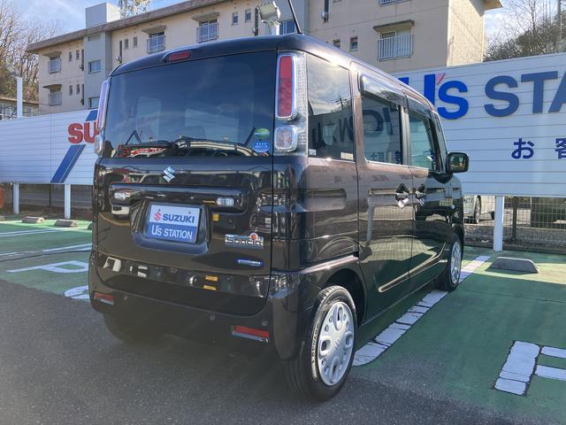 スペーシア ＨＹＢＲＩＤ　Ｘ　ＭＫ５３Ｓ　衝突被害軽減システム　ＡＢＳ　キーレスエントリー　運転席エアバッグ　エアコン　パワーステアリング　パワーウインドウ（4枚目）