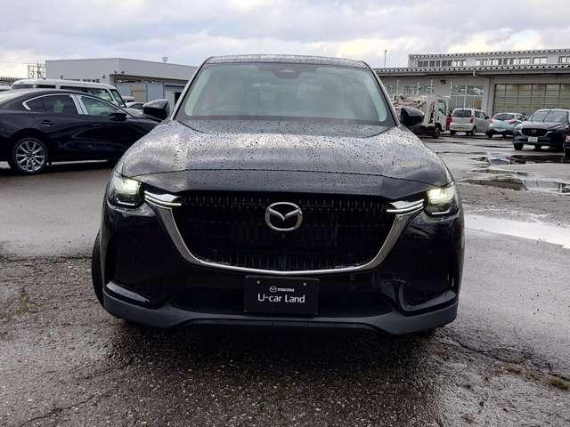 CX-60 3.3 XD Lパッケージ ディーゼルターボ 4WD パワーリアゲート Bカメラ 黒革シート LED 1オーナー テレビ AW ETC 4WD オートハイビーム スマートキー シートヒーター アイドリングストップ ターボ ミュージックプレイヤー接続可(2枚目)