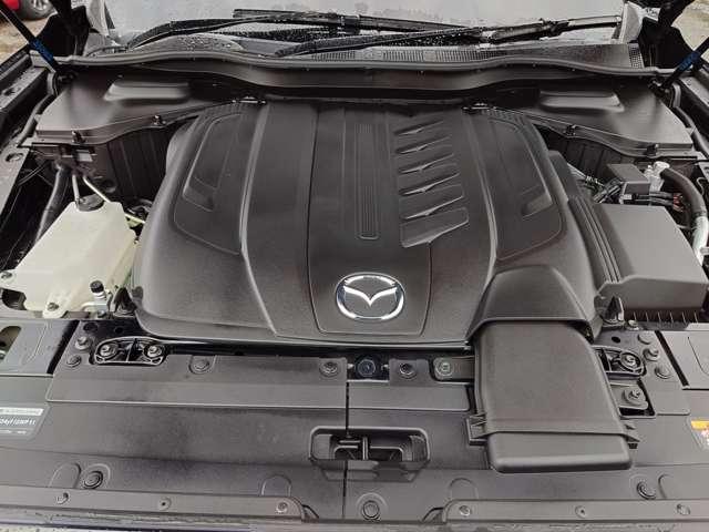 CX-60 3.3 XD Lパッケージ ディーゼルターボ 4WD パワーリアゲート Bカメラ 黒革シート LED 1オーナー テレビ AW ETC 4WD オートハイビーム スマートキー シートヒーター アイドリングストップ ターボ ミュージックプレイヤー接続可(17枚目)