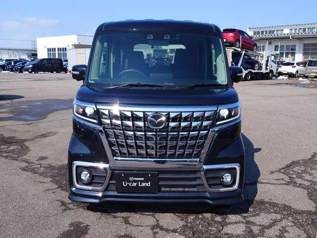 フレアワゴンカスタムスタイル 660 カスタムスタイル ハイブリッド XT 4WD デュアルブレーキサポート バックセンサー 盗難警報装置 LEDライト ターボ車 1オーナー 横滑り防止装置 ナビTV レーダークルーズコントロール オートエアコン ETC サイドエアバッグ 地デジ(2枚目)