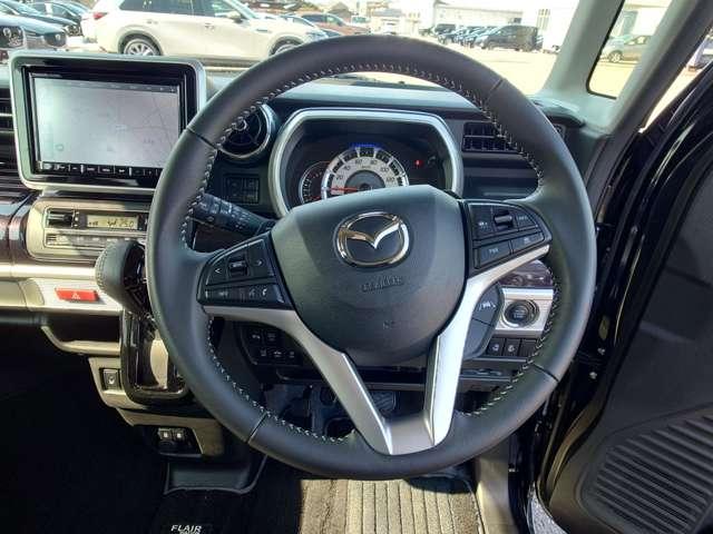 フレアワゴンカスタムスタイル 660 カスタムスタイル ハイブリッド XT 4WD デュアルブレーキサポート バックセンサー 盗難警報装置 LEDライト ターボ車 1オーナー 横滑り防止装置 ナビTV レーダークルーズコントロール オートエアコン ETC サイドエアバッグ 地デジ(13枚目)