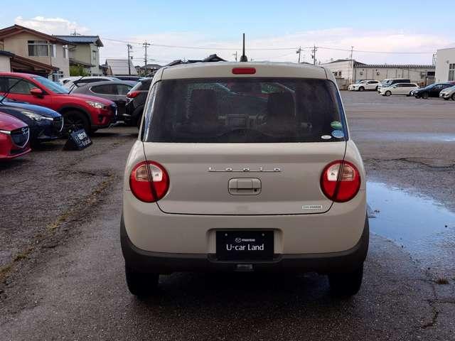 アルトラパン ６６０　Ｌ　前後誤発進抑制　シートヒーター付　ナビ＆ＴＶ　横滑り防止装置付き　エネチャージ　運転席助手席エアバッグ　プッシュスタートスマートキー　イモビライザー　ワンオーナー車　キーレスエントリーシステム　ＰＷ（5枚目）