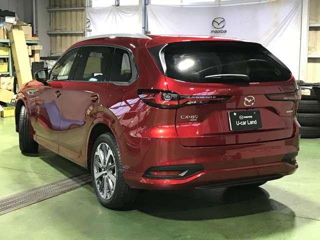 ＣＸ－８０ ３．３　ＸＤハイブリッド　プレミアム　モダン　ディーゼルター　盗難防止装置付　衝突被害軽減ブレーキ　全周囲カメラ　アダプティブクルーズコントロール　革シート　３列シート　バックカメラ　電動シート　シートヒーター　４ＷＤ　サンルーフ（2枚目）