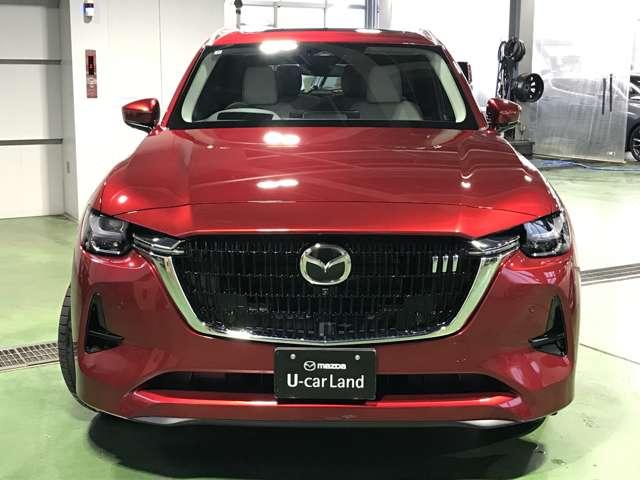 ＣＸ－８０ ３．３　ＸＤハイブリッド　プレミアム　モダン　ディーゼルター　盗難防止装置付　衝突被害軽減ブレーキ　全周囲カメラ　アダプティブクルーズコントロール　革シート　３列シート　バックカメラ　電動シート　シートヒーター　４ＷＤ　サンルーフ（4枚目）