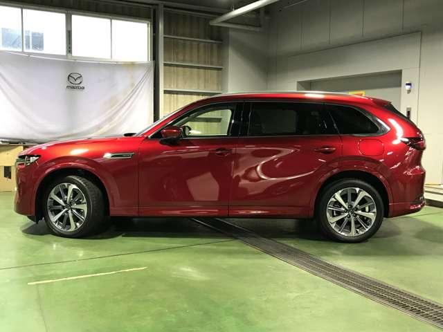 ＣＸ－８０ ３．３　ＸＤハイブリッド　プレミアム　モダン　ディーゼルター　盗難防止装置付　衝突被害軽減ブレーキ　全周囲カメラ　アダプティブクルーズコントロール　革シート　３列シート　バックカメラ　電動シート　シートヒーター　４ＷＤ　サンルーフ（5枚目）