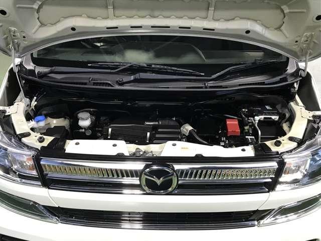 フレア 660 ハイブリッド XS 4WD 盗難防止装置付 地デジTV 横滑り防止機能 LEDライト キーレス 前席シートヒーター アルミホイール パワーウィンドウ ETC エアコン ナビTV スマートキー エアバッグ 盗難防止システム ABS(18枚目)