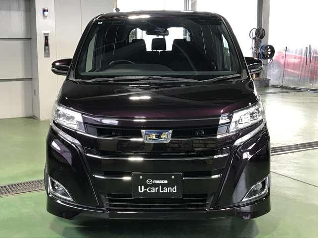 ノア １．８　ハイブリッド　Ｇ　ＰＳＤ　スマキー　ＰＳ　シ－トヒ－タ－　フルセグテレビ　オートクルーズ　ＬＥＤヘッドライト　盗難防止　ＴＶナビ　ＥＴＣ　メモリーナビ　ＡＷ　横滑り防止　３列シート　ＡＢＳ　キーレスエントリー　ＡＡＣ（4枚目）